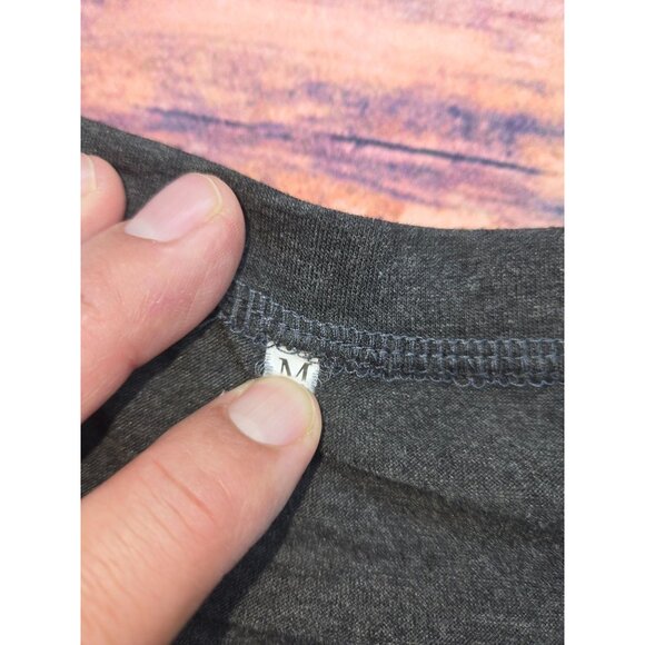 "Salty Bring The Tequila" Womens Charcoal Tank Top - Medium - Picture 5 of 6